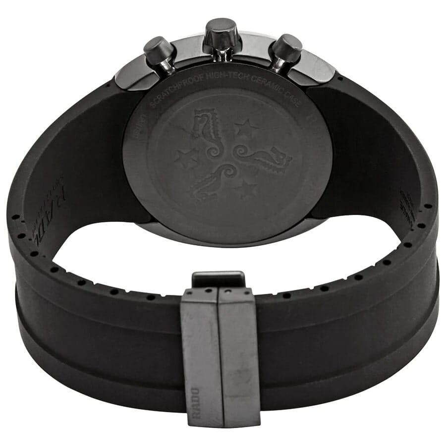 Rado Rado D-Star R15378159,  швейцария мужские часы на браслете каучук боковой вид