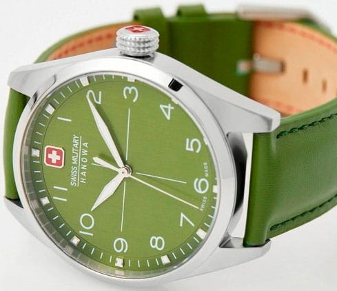 Swiss Military Hanowa Swiss Military Hanowa Driver SMWGA7000903  — детали корпуса и кожаный