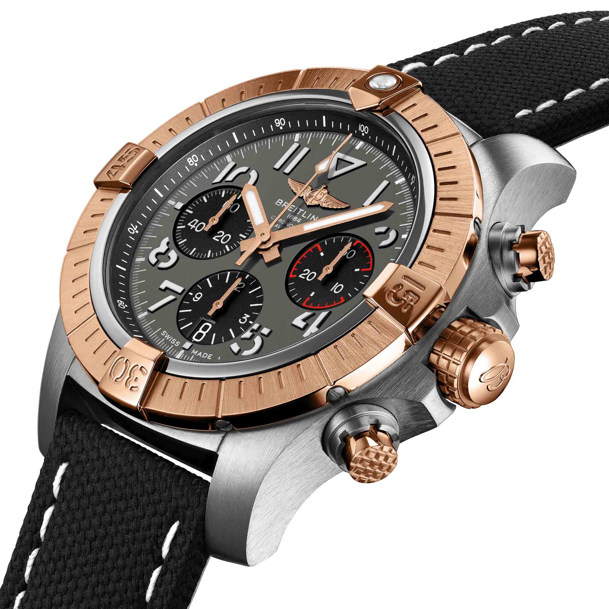 Breitling Breitling Avenger B01 Chronograph 45 UB01821A1B1X1 , наручные мужские часы фото под углом