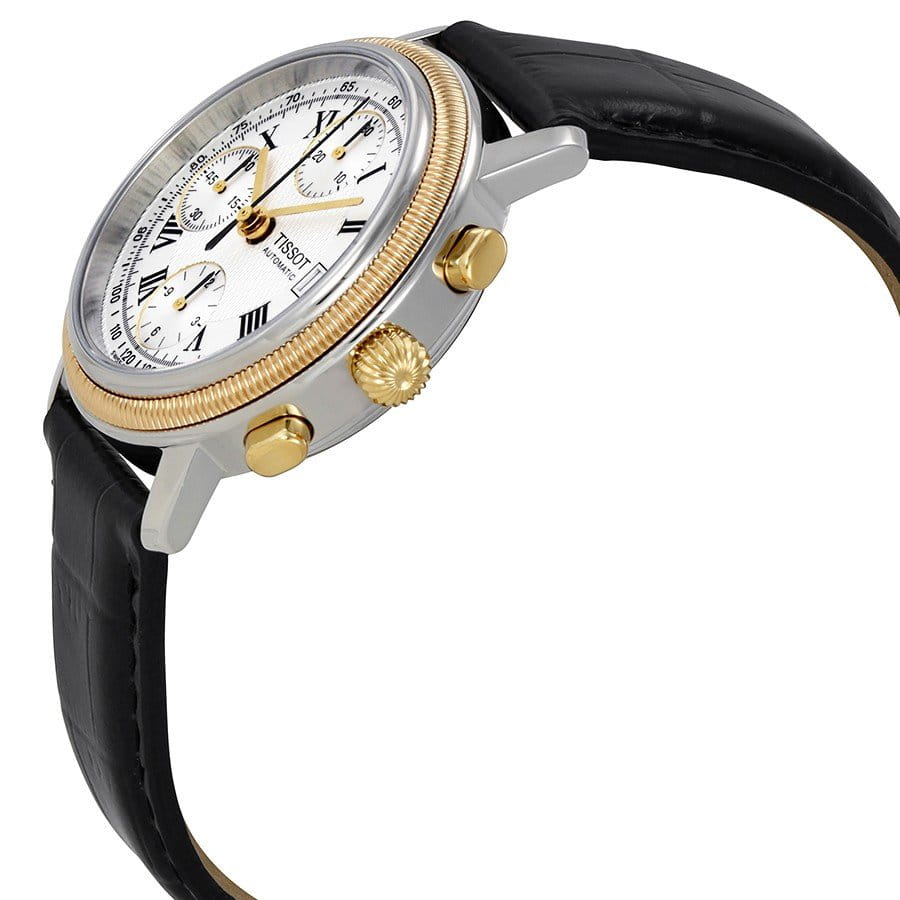 Tissot Tissot Bridgeport Automatic Valjoux 18K Gold T71.0.427.33 Bridgeport, наручные мужские часы фото под углом