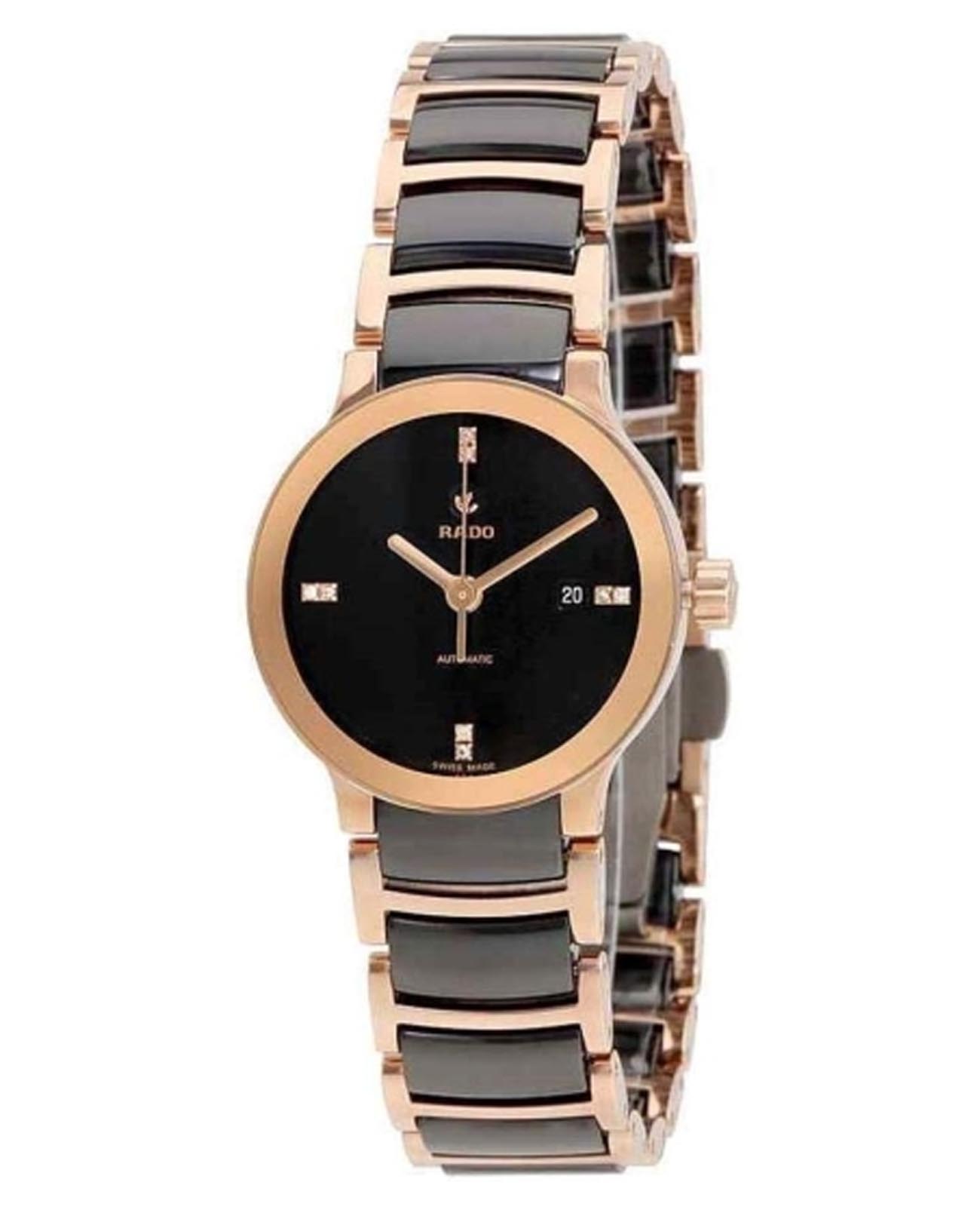 Оригинальные часы Rado Rado Centrix Diamonds R30183712 механические калибр механизма  общий вид