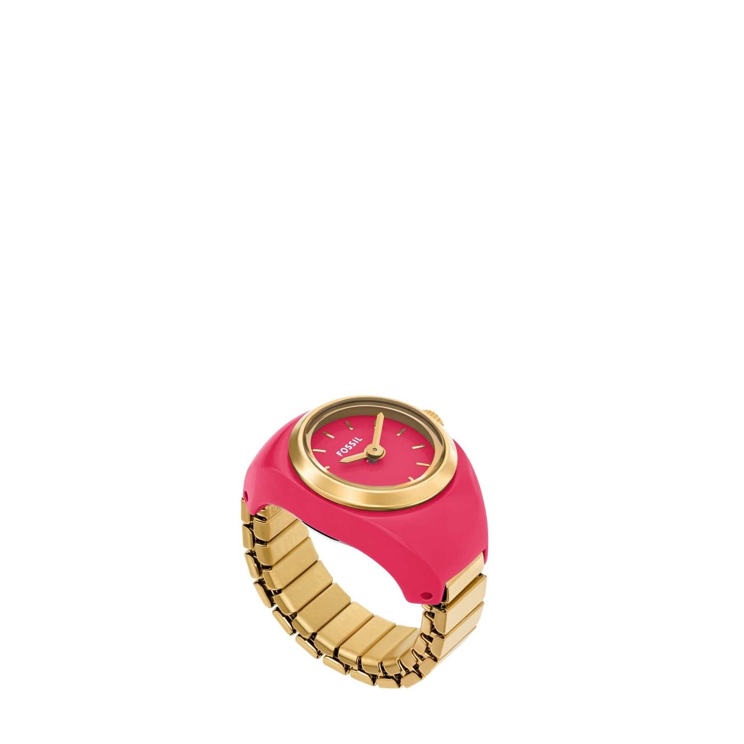 Fossil Fossil Watch Ring ES5414,  сша женские часы на браслете нержавеющая сталь с ip-покрытием боковой вид