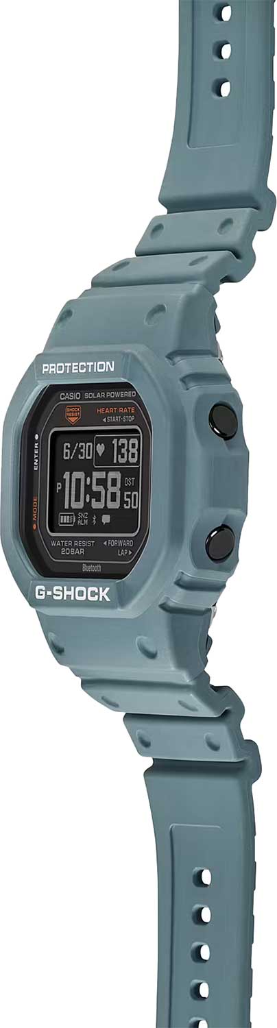 Casio DW-H5600-2 мужские часы застежка крупным планом