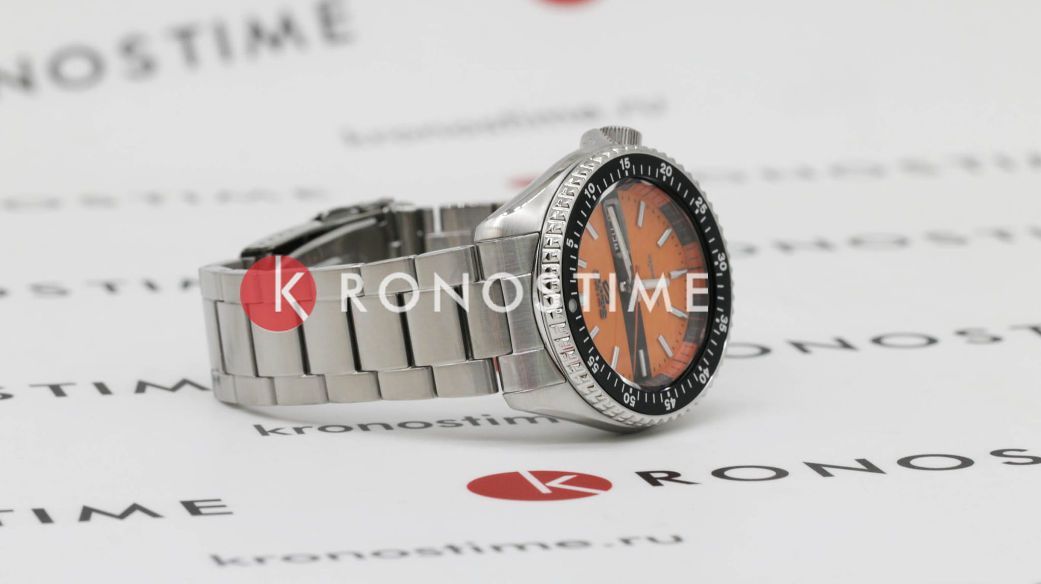 Seiko Seiko 5 Sports SRPK11K1, 5 sports япония мужские часы на браслете нержавеющая сталь боковой вид