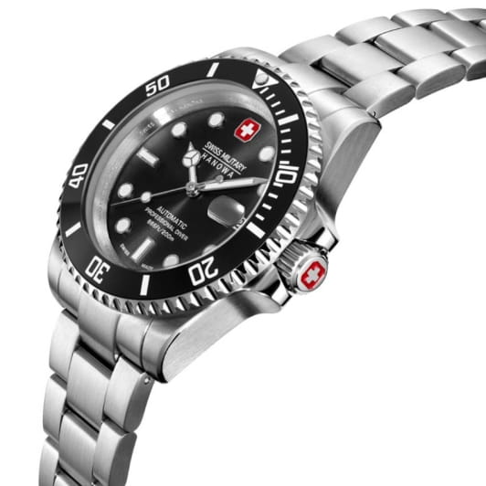 Swiss Military Hanowa Swiss Military Hanowa Sealord SMWGL0006301  — детали корпуса и нержавеющая сталь