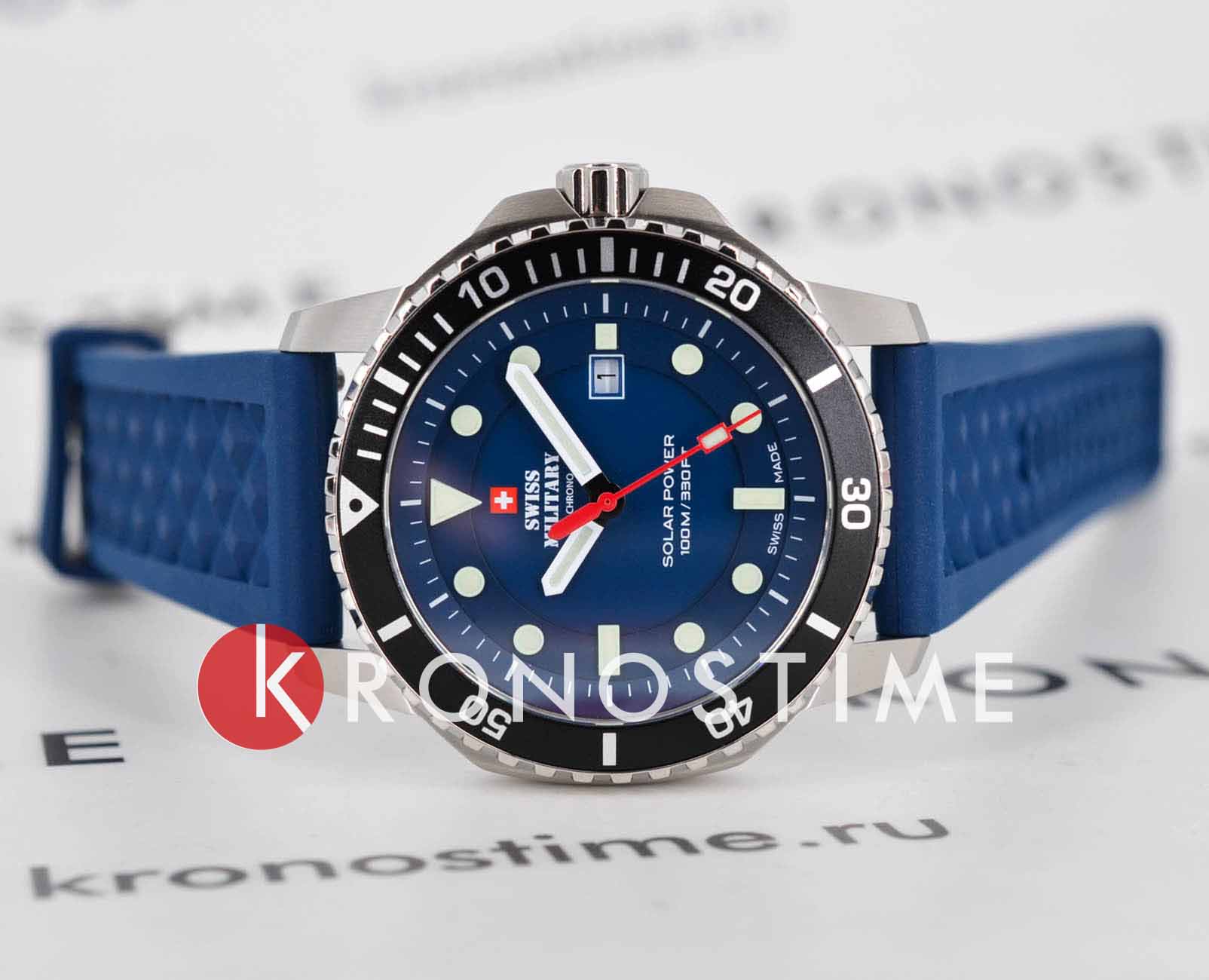 Swiss Military by Chrono Swiss Military by Chrono Solar Power SMS34102.04 , наручные мужские часы фото под углом