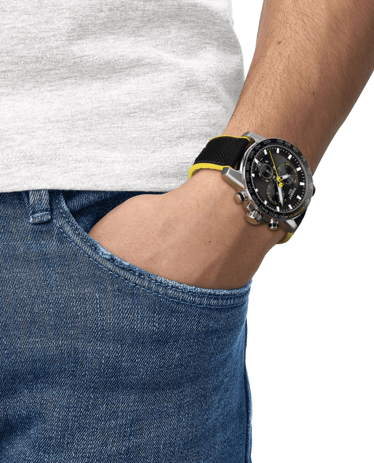 Tissot Tissot SuperSport Chrono Tour De France 2020 T125.617.17.051.00 SuperSport Chrono — детали корпуса и каучук