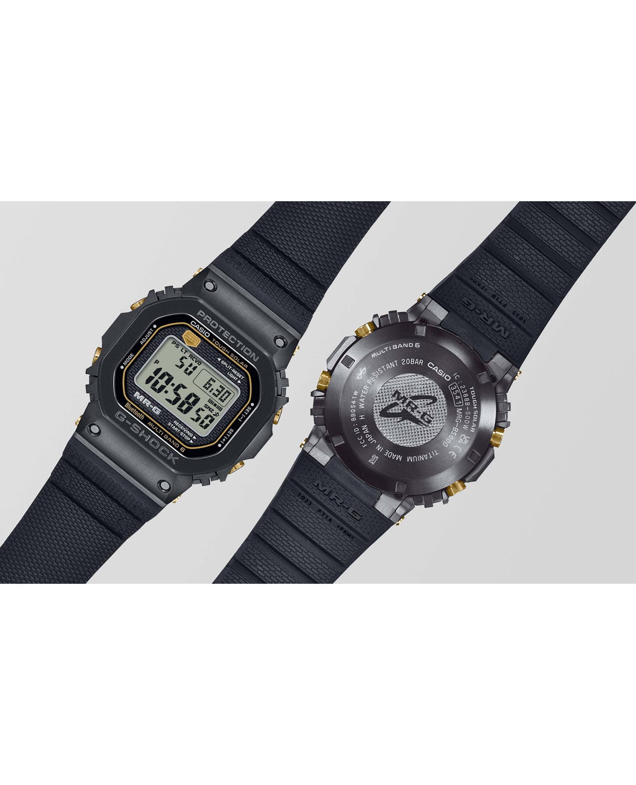 Casio Casio G-Shock MRG-B5000R-1DR (MRG-B5000R-1), g-shock япония мужские часы на браслете силикон боковой вид