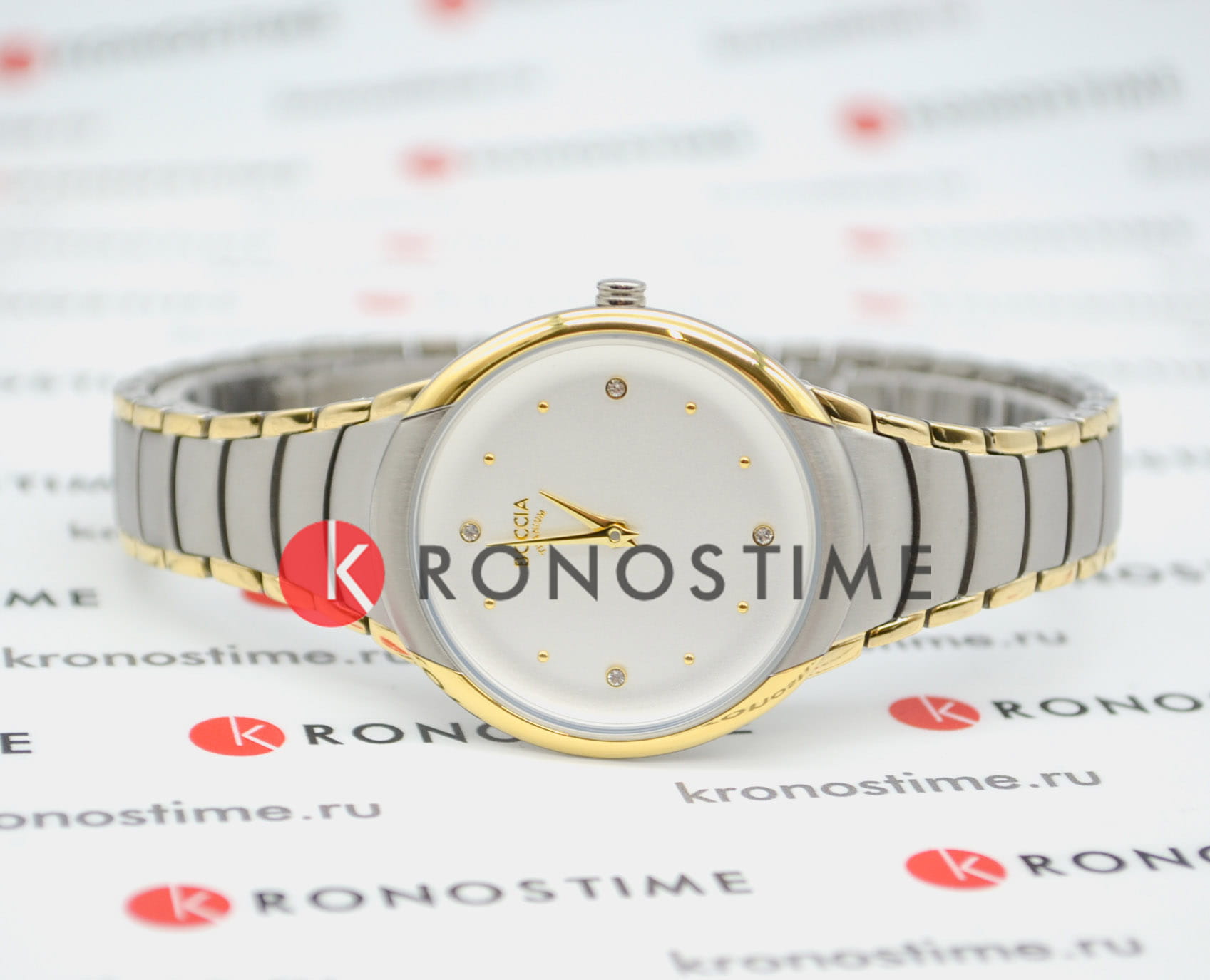 Boccia Titanium Boccia Titanium Circle-Oval 3276-10 женские часы белый циферблат на запястье