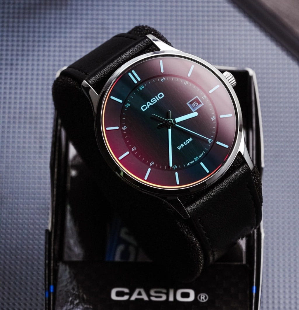 Casio Casio Collection MTP-E605L-1EVDF (MTP-E605L-1E) , наручные мужские часы фото под углом