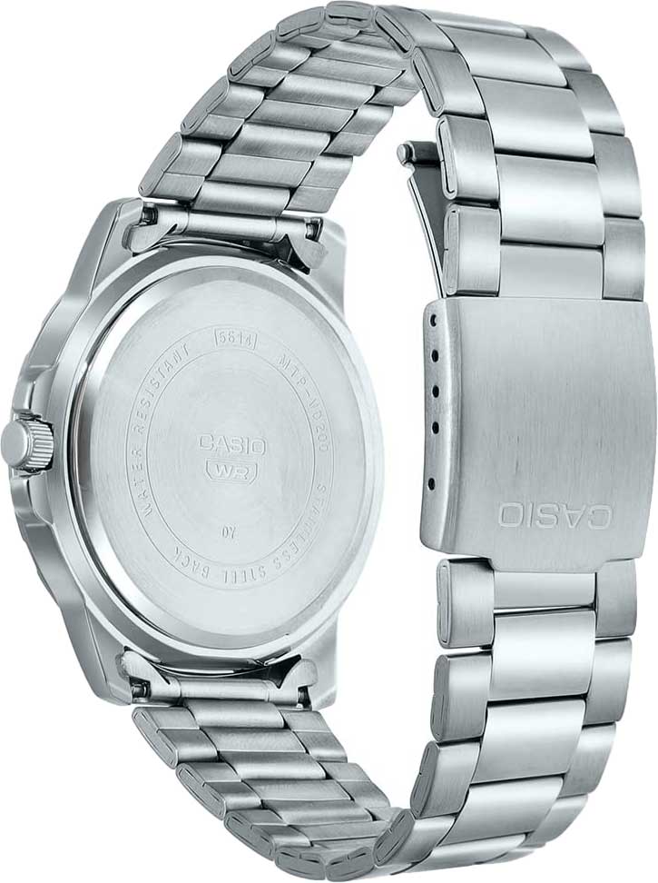 Casio Casio Collection MTP-VD200D-1B , наручные мужские часы фото под углом