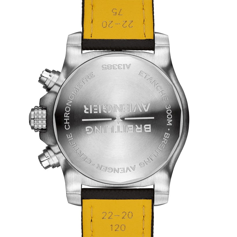 Оригинальные часы Breitling Breitling Avenger Chronograph 43 A13385101B1X1 механические калибр механизма breitling 13 общий вид