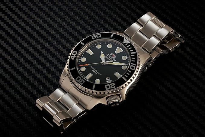 Orient Orient Diving Sport RA-AC0K02E (RN-AC0K02E)  — детали корпуса и нержавеющая сталь