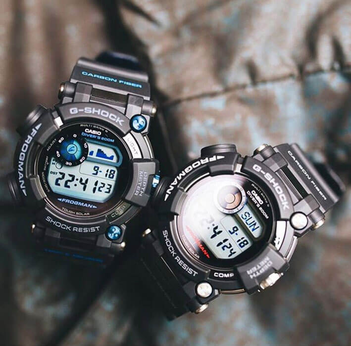 Casio Casio G-Shock GWF-D1000B-1E, g-shock япония мужские часы на браслете пластик боковой вид