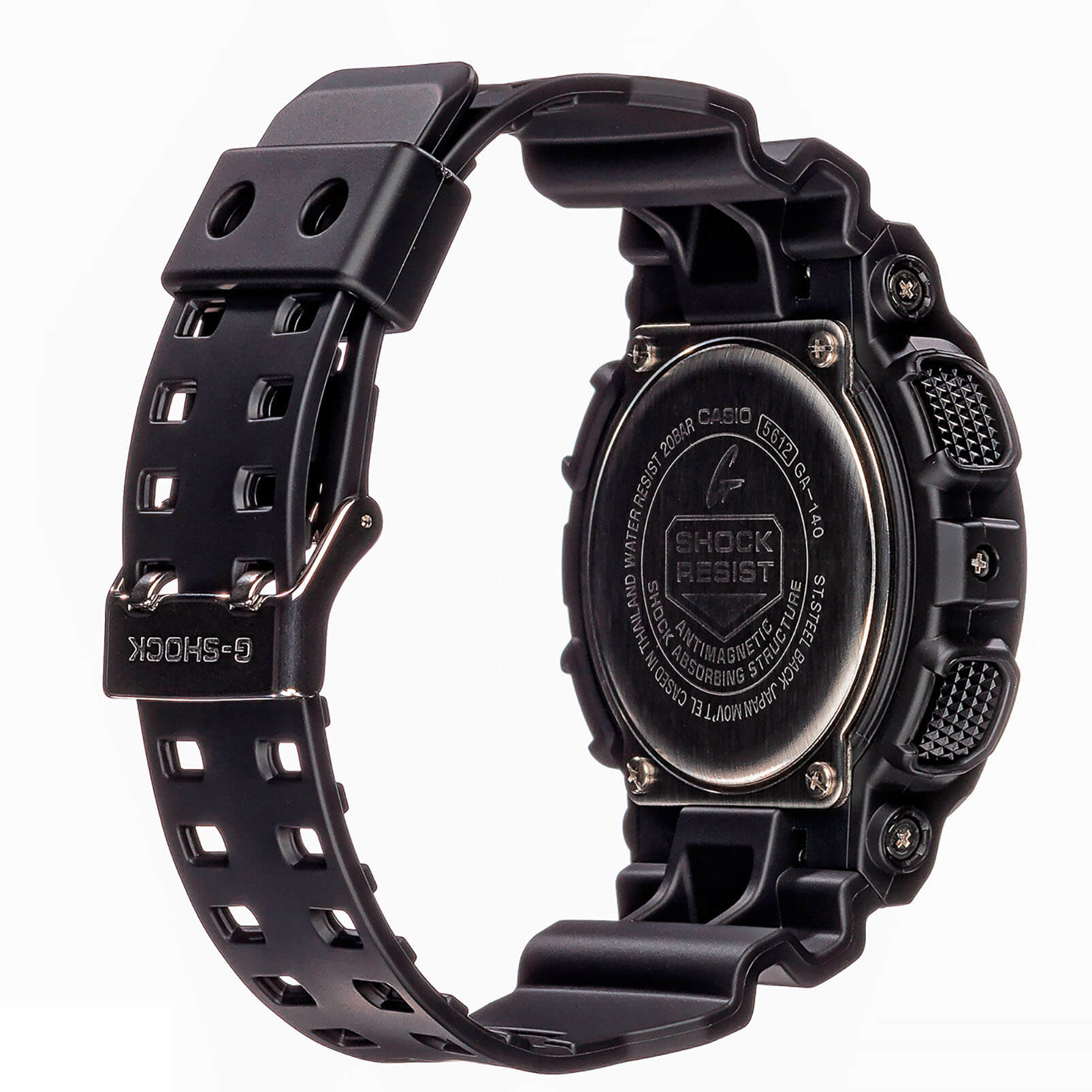 Casio Casio G-Shock GA-140-1A4DR (GA-140-1A4), g-shock япония мужские часы на браслете пластик боковой вид