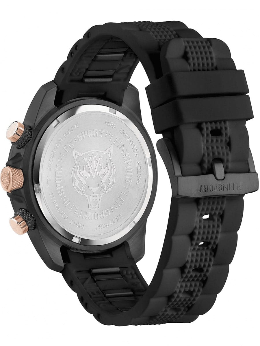 Plein Sport Plein Sport Hurricane PSDBA0323,  германия мужские часы на браслете силикон боковой вид
