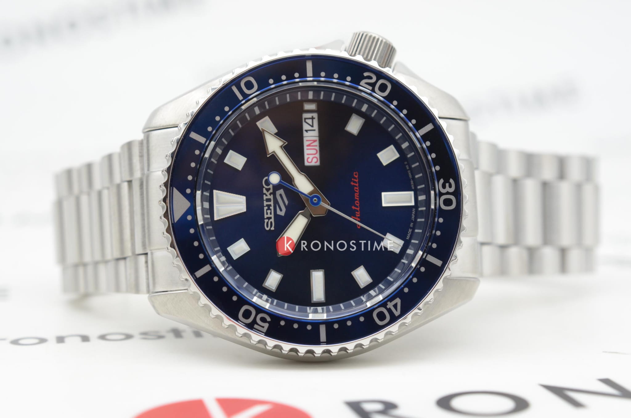 Оригинальные часы Seiko Seiko 5 Sports SRPL83K1 механические калибр механизма 4r36 общий вид