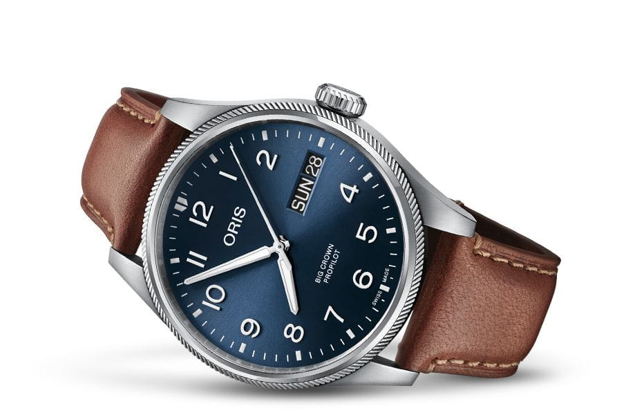 Oris Oris Propilot Big Crown Propilot Big Day Date 01 752 7760 4065-07 5 22 07LC , наручные мужские часы фото под углом