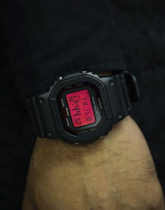 Оригинальные часы Casio Casio G-Shock GW-B5600AR-1 электронные калибр механизма  общий вид