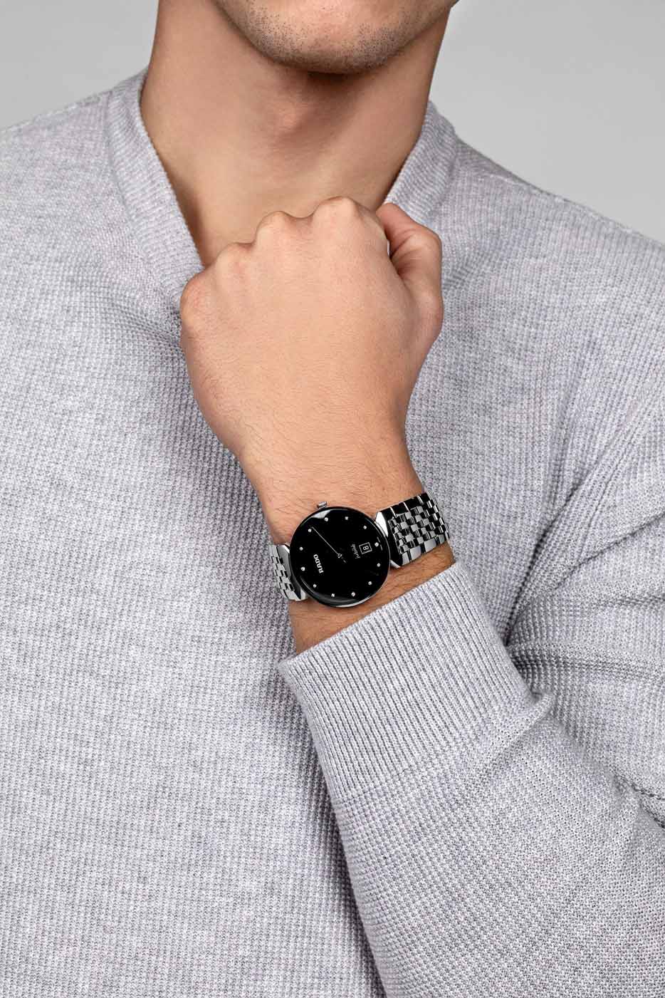 Rado Rado Florence Classic Diamonds R48912733  - задняя крышка сталь металл корпуса, швейцария часы