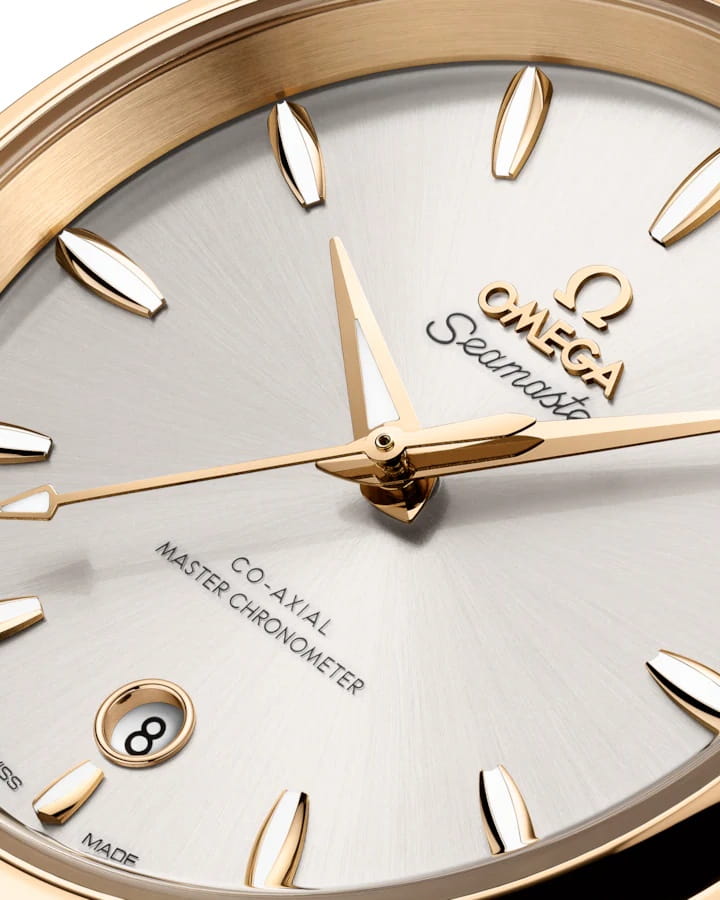 Оригинальные часы Omega Omega Seamaster Aqua Terra 220.20.38.20.02.002 механические калибр механизма omega 8800 общий вид