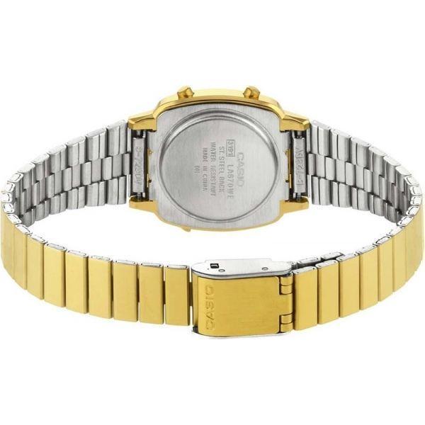 Casio LA670WEGA-9E женские часы застежка крупным планом