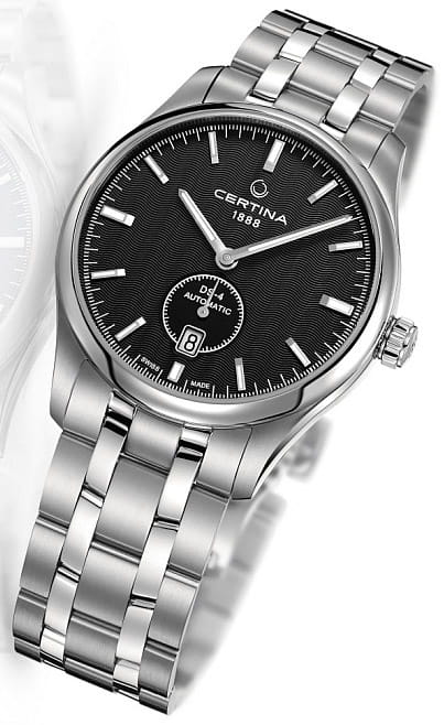 Certina Certina DS-4 C022.428.11.051.00, heritage швейцария мужские часы на браслете нержавеющая сталь боковой вид