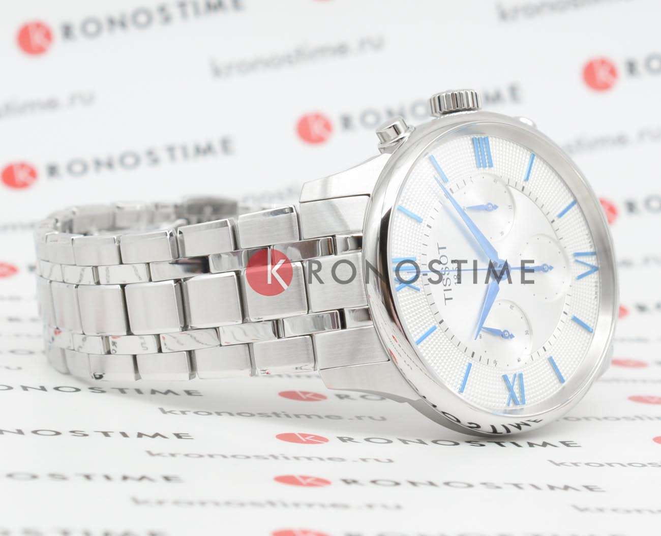Tissot Tissot Chemin des Tourelles Automatic Chronograph T139.462.11.038.00 мужские часы белый циферблат на запястье