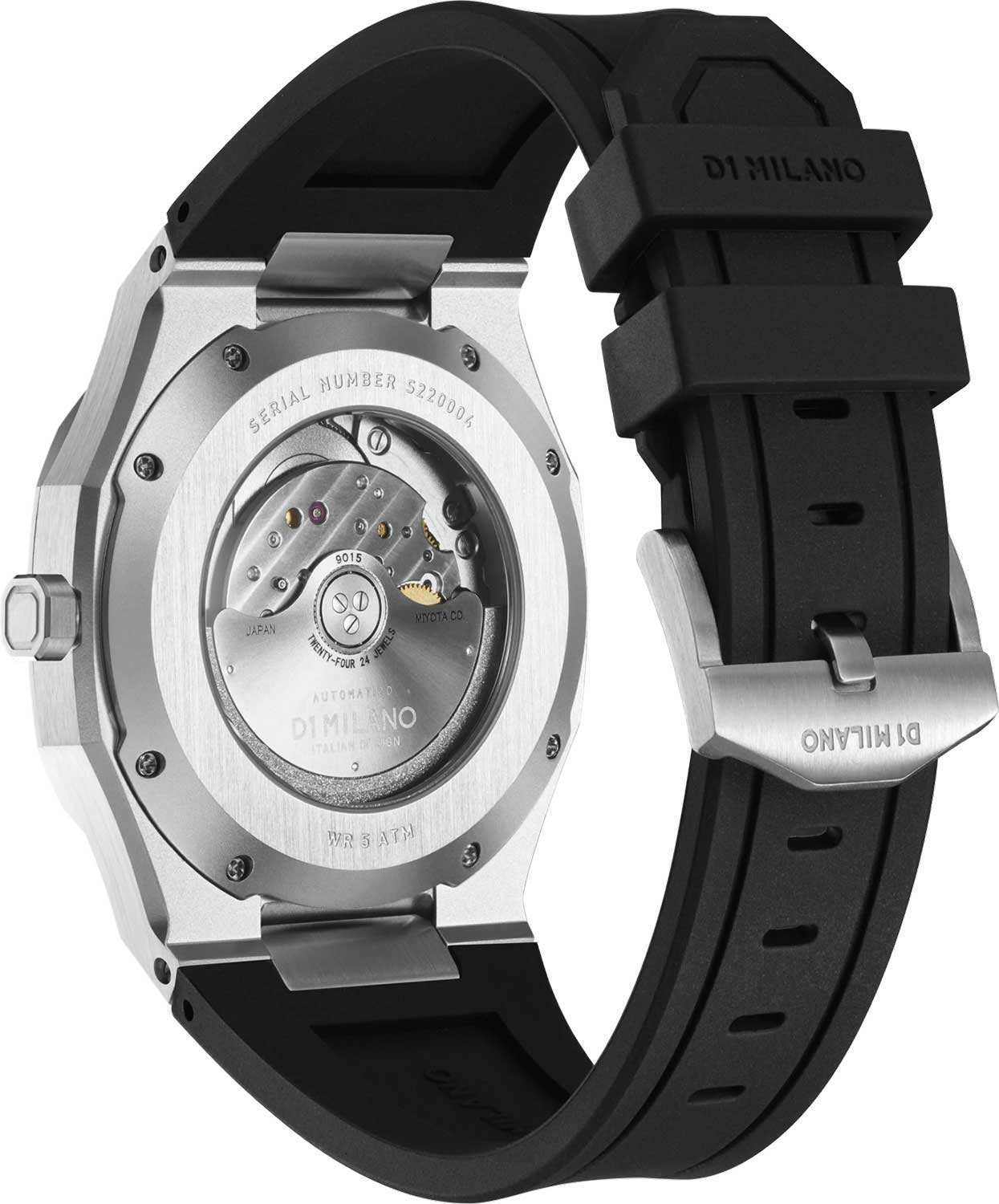 Оригинальные часы D1 Milano D1 Milano Automatico ATRJ10 механические калибр механизма  miyota 9015 общий вид