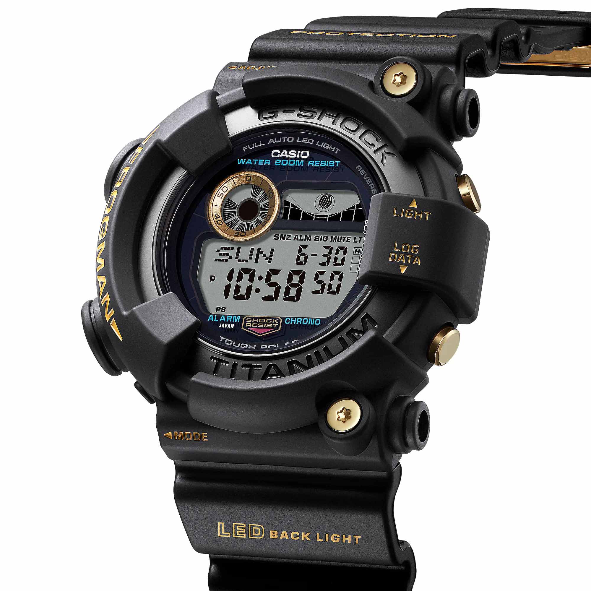 Casio Casio G-Shock GW-8230B-9A электронные мужские часы часы крупный план  циферблата