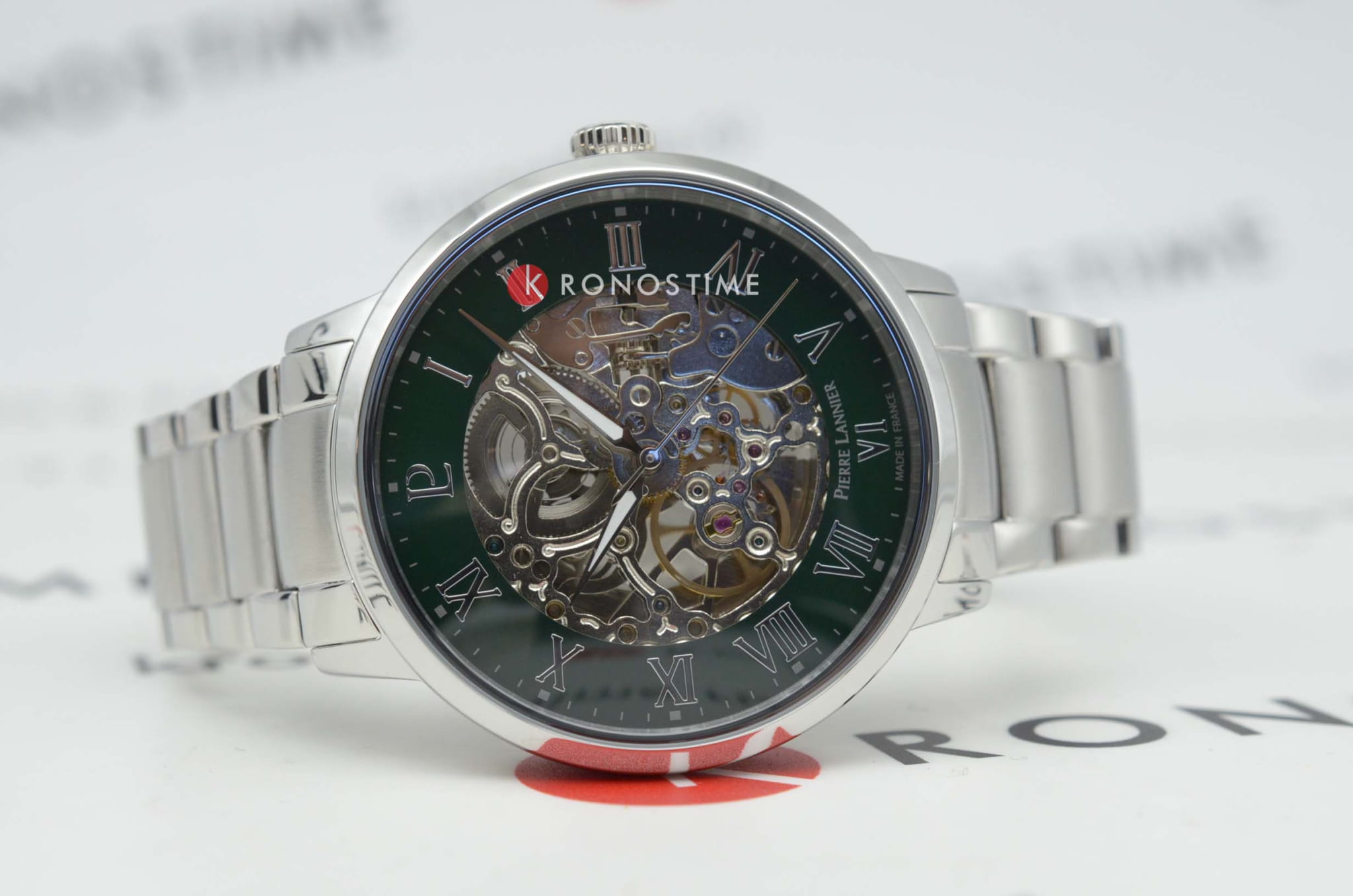 Pierre Lannier Pierre Lannier Automatic 317B171,  франция мужские часы на браслете нержавеющая сталь боковой вид