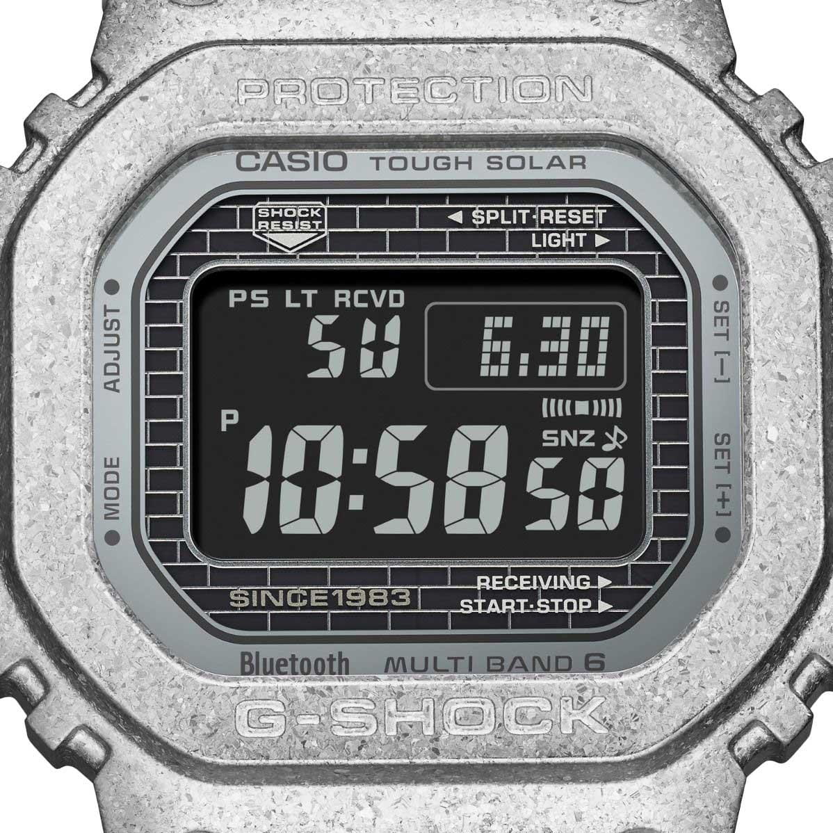 Casio Casio G-Shock GMW-B5000PS-1DR (GMW-B5000PS-1E), g-shock япония мужские часы на браслете нержавеющая сталь боковой вид