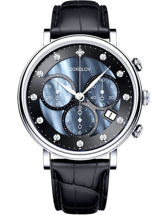Sokolov 126.30.00.000.04.01.2 , наручные женские часы фото под углом