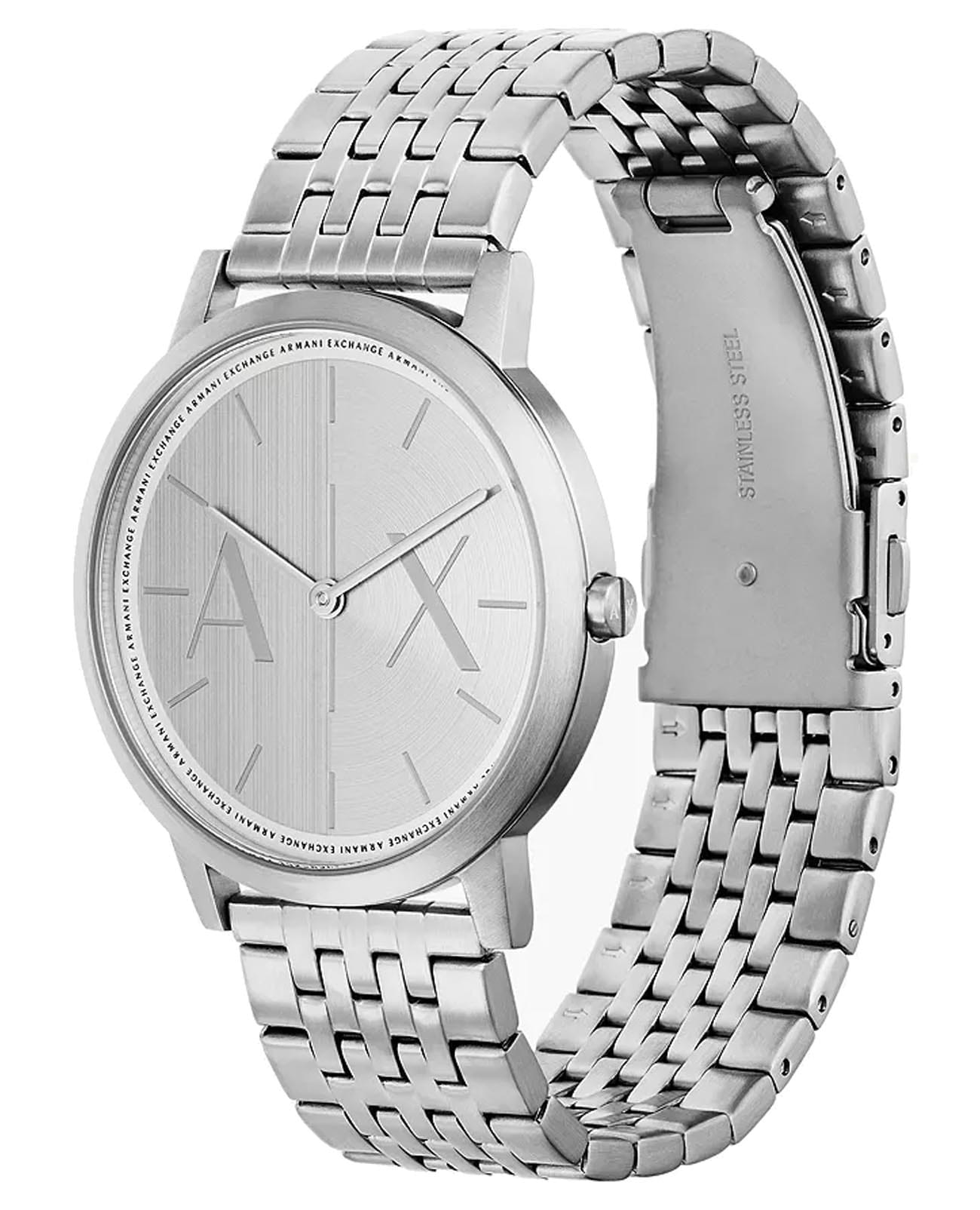 Armani Exchange Armani Exchange Dale AX2870,  италия мужские часы на браслете нержавеющая сталь боковой вид
