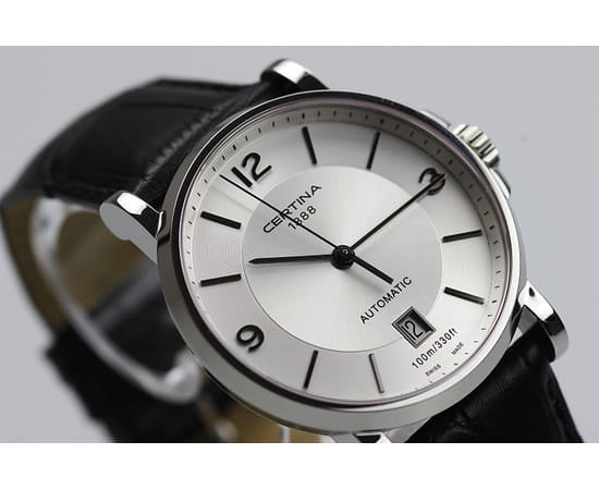 Certina Certina DS Caimano C017.407.16.037.00 мужские часы серебристый циферблат на запястье