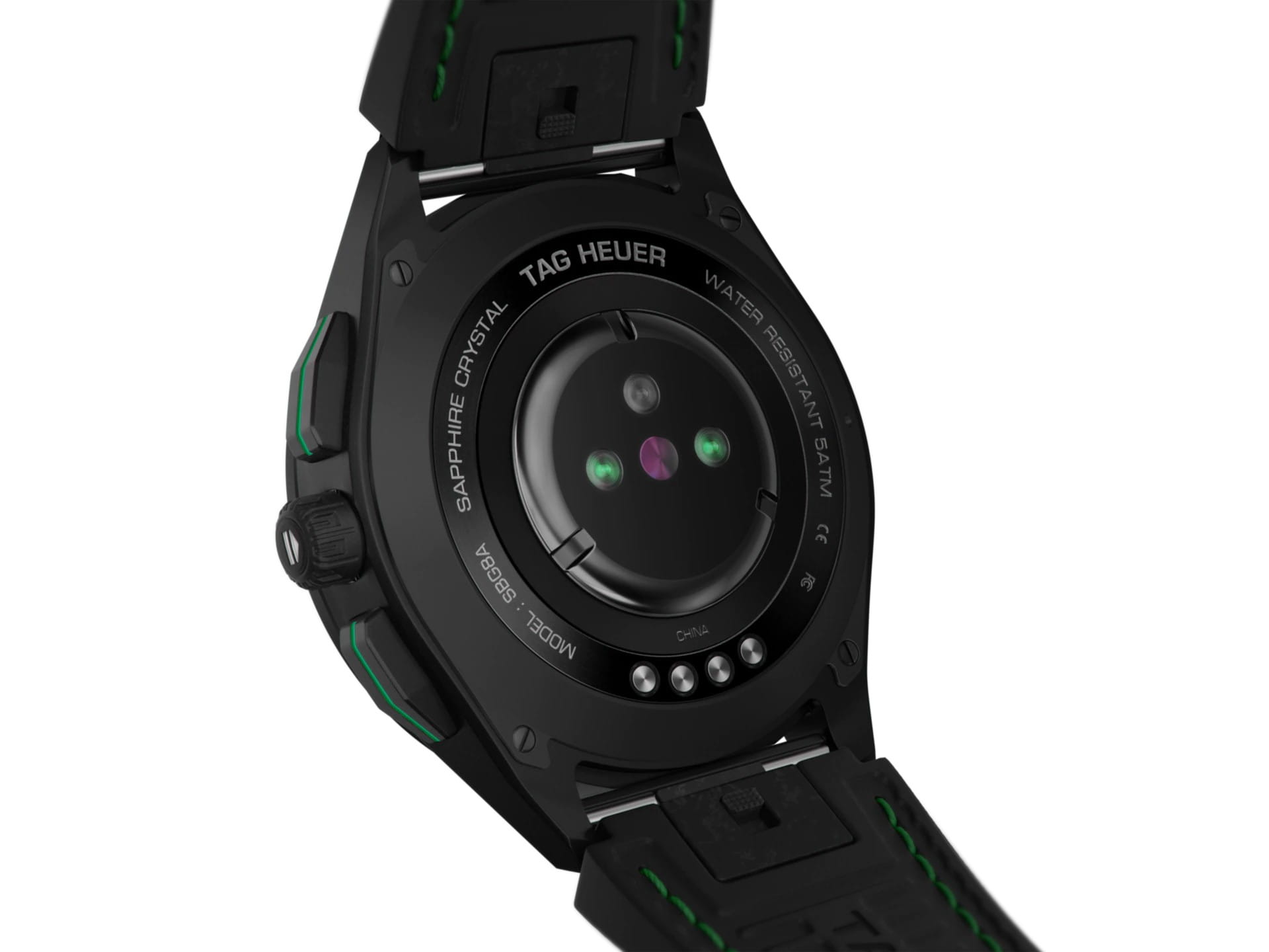 TAG Heuer TAG Heuer Connected Golf Edition SBG8A82.EB0206 , наручные мужские часы фото под углом