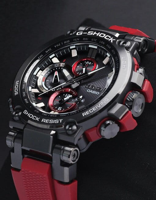Casio Casio G-Shock Premium MTG-B1000B-1A4, g-shock япония мужские часы на браслете полимер боковой вид