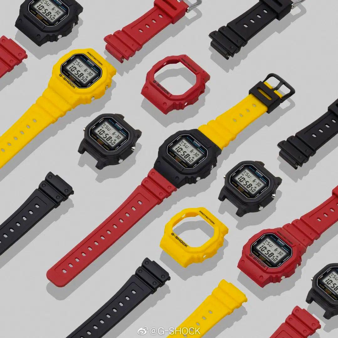 Casio Casio G-Shock DWE-5600R-9 электронные часы с аксессуарами мужские часы модель DWE-5600R-9ER