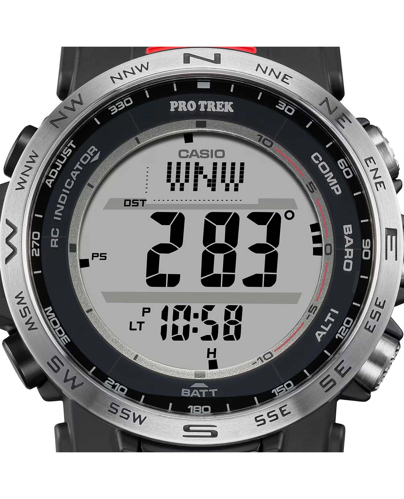 Casio PRW-35-1ADR мужские часы застежка крупным планом
