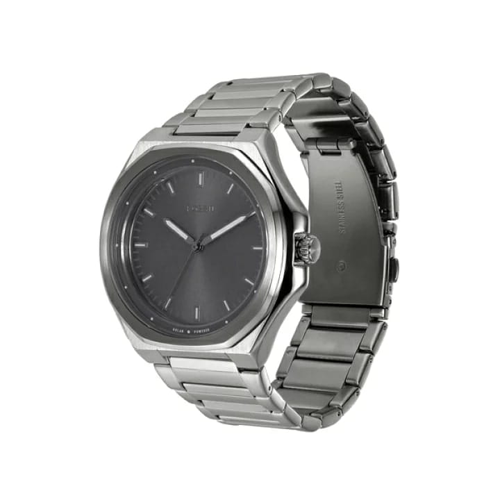 Fossil Fossil Evanston BQ2767 кварцевые мужские часы часы крупный план серый циферблата