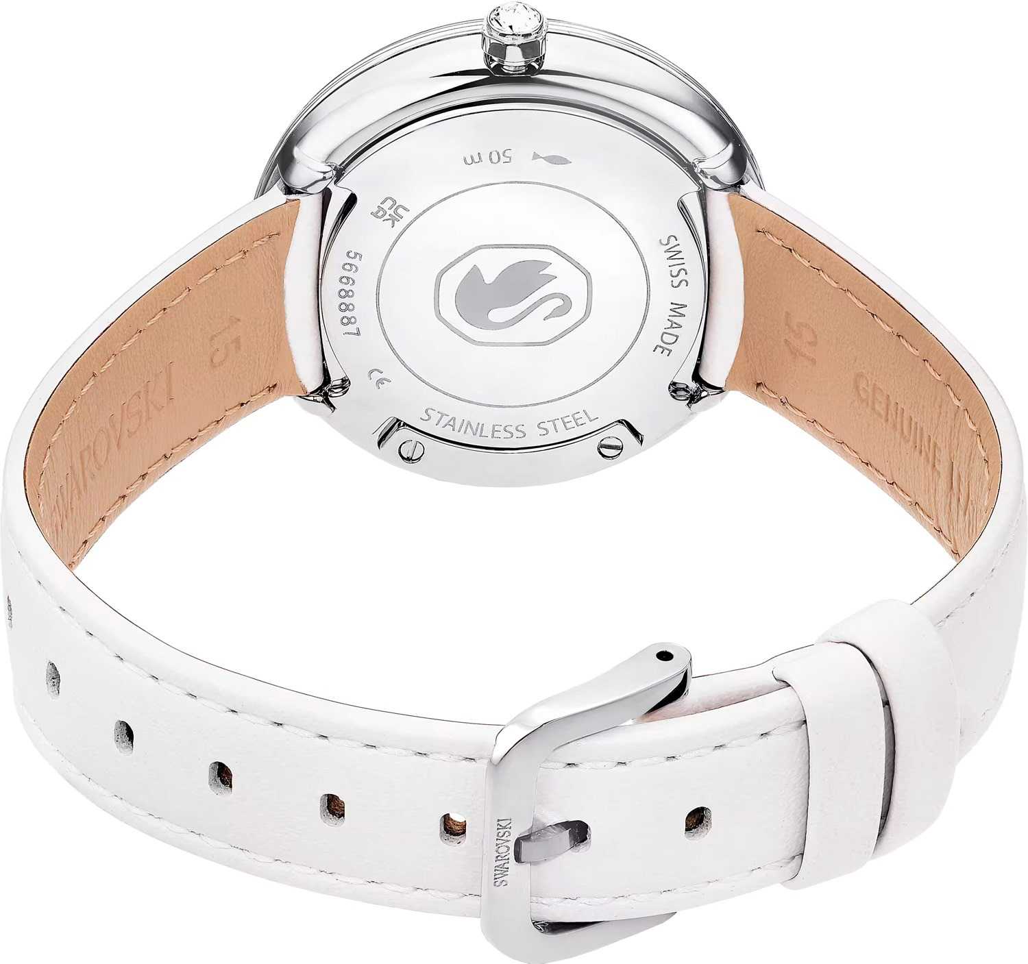 Swarovski Swarovski Crystalline Lustre 5668887 женские часы серебристый циферблат на запястье