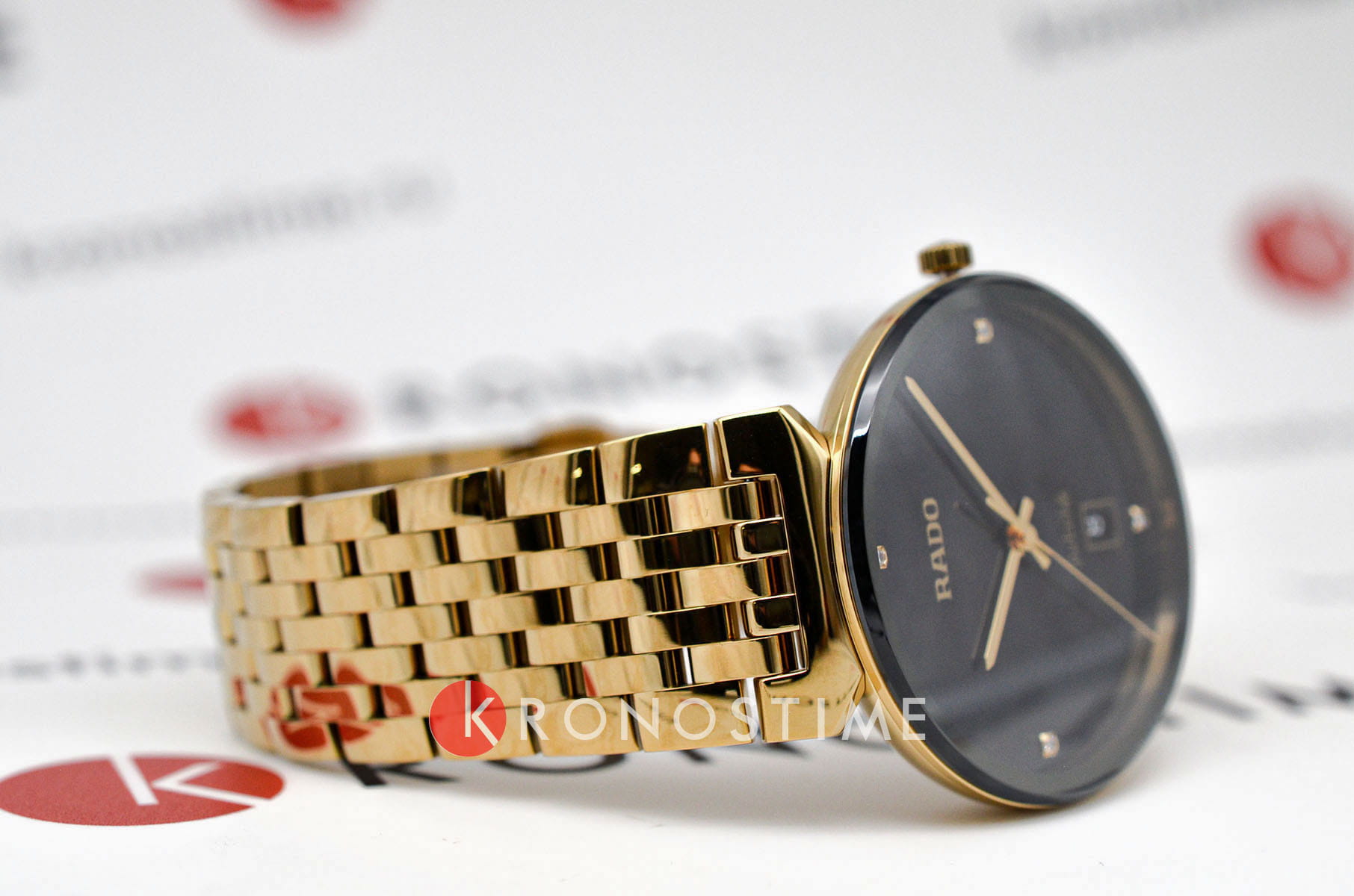 Rado Rado Florence Classic Diamonds R48914703, florence швейцария мужские часы на браслете нержавеющая сталь с pvd-покрытием боковой вид