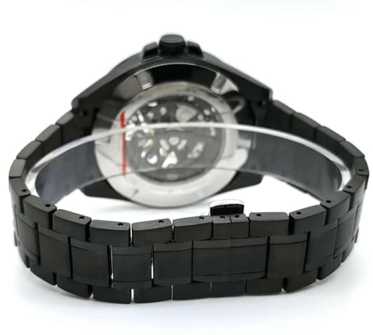 Wainer Wainer Masters Edition WA.25511-D,  швейцария мужские часы на браслете нержавеющая сталь с pvd-покрытием боковой вид