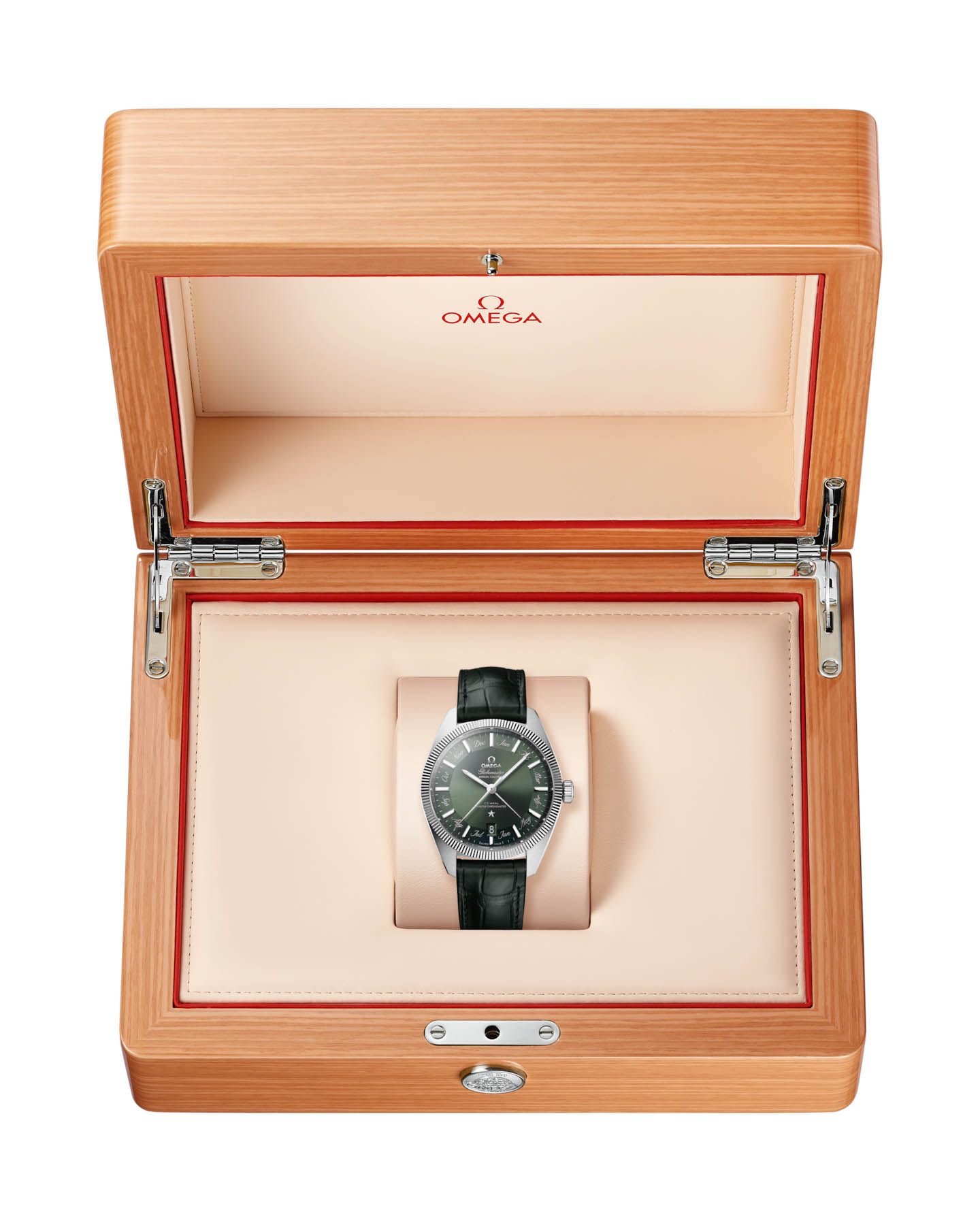 Omega Omega Constellation Globemaster 130.33.41.22.10.001, constellation швейцария мужские часы на браслете кожаный боковой вид