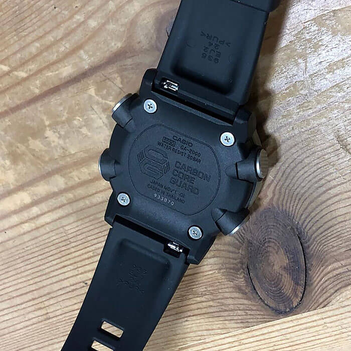 Casio Casio G-Shock GA-2000-5A GA-2000 - задняя крышка карбон корпуса, япония часы