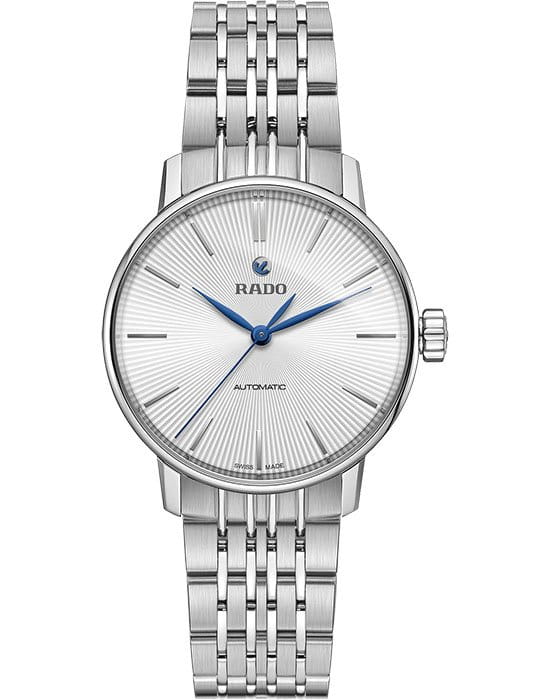 Rado Rado Coupole Classic Automatic R22862044 Classic R22862044 механические женские часы серебристый циферблат, браслет нержавеющая сталь — вид спереди
