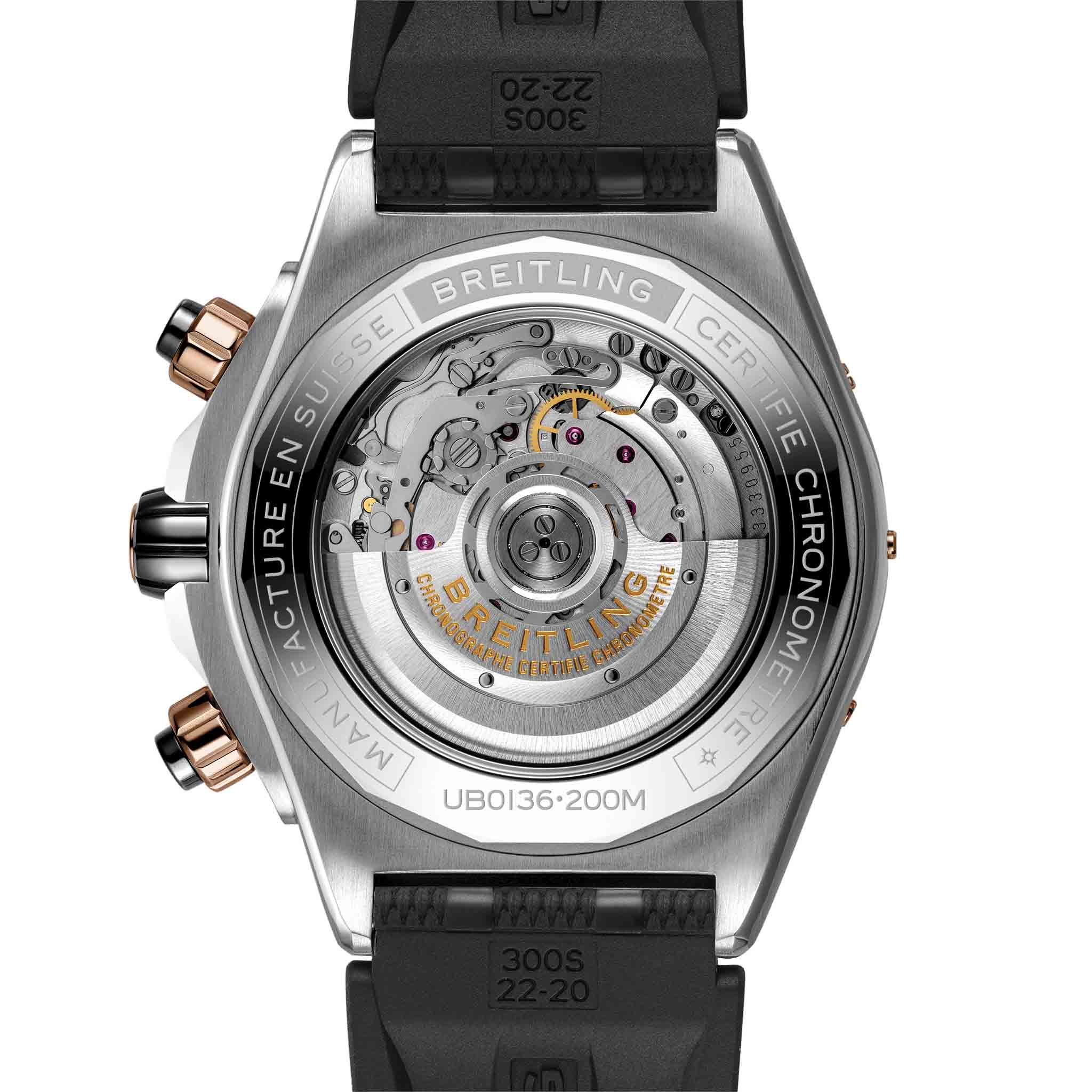 Breitling Breitling Super Chronomat B01 44 UB0136251B1S1 , наручные мужские часы фото под углом