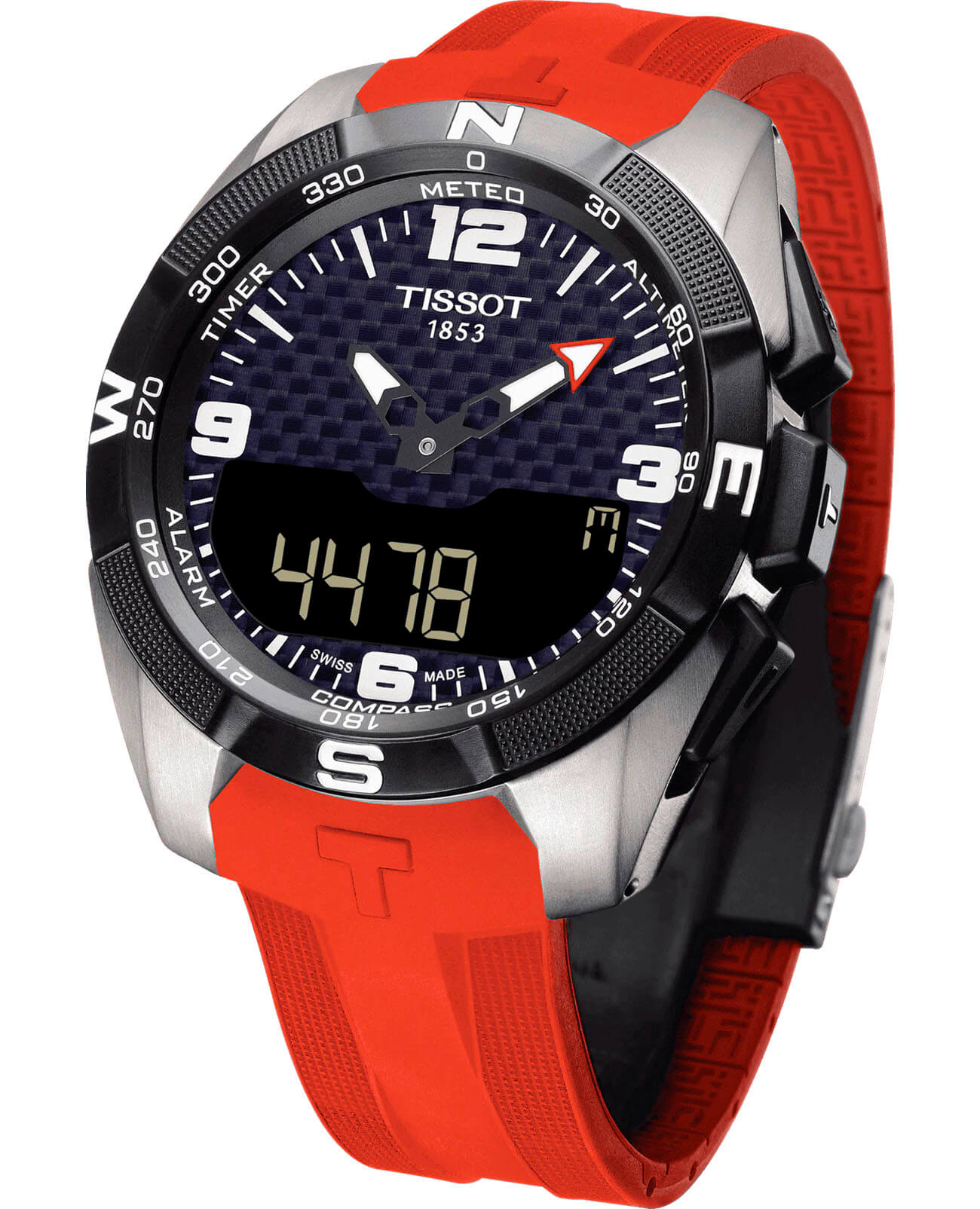 Tissot Tissot T-Touch Expert Solar T091.420.47.057.00 T Touch, наручные мужские часы фото под углом