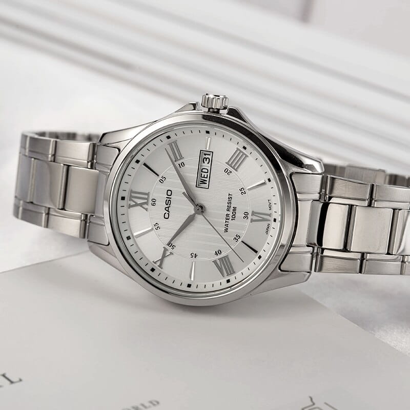 Casio Casio Collection MTP-1384D-7AVDF (MTP-1384D-7A) MTP-1384D-7A оригинальные мужские часы в комплекте с коробкой
