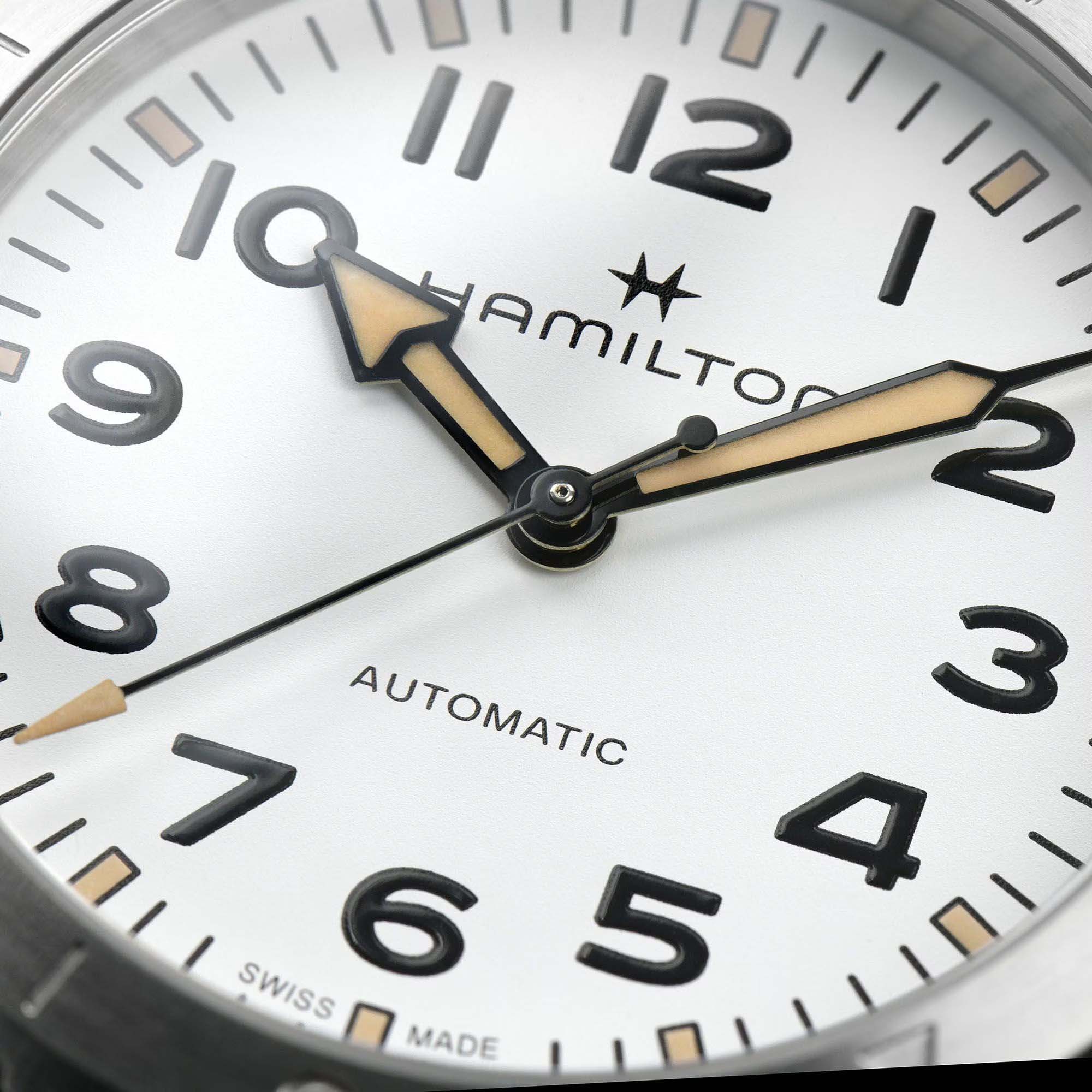 Hamilton Hamilton Khaki Field Expedition Auto H70225110, khaki field швейцария мужские часы на браслете нержавеющая сталь боковой вид